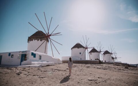 Mykonos windmills